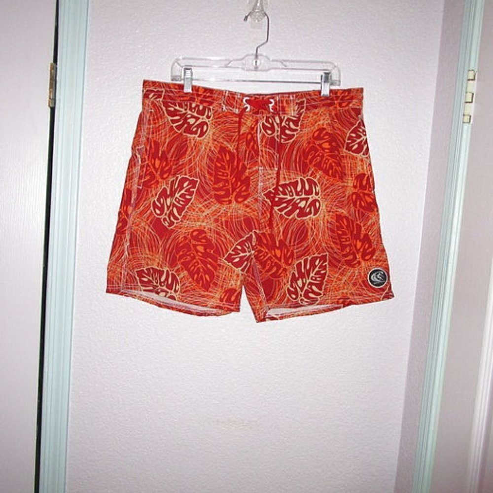 Wave Life Swim Trunks Mens XL Pockets Stretch Unlined Board Shorts Beach Resort